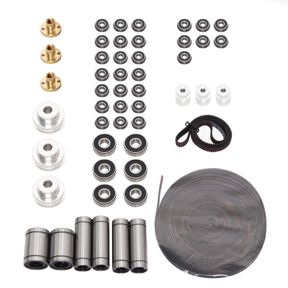Blurolls Ender 3 NG v1.2 3D Printer Linear Motion Bearings and Shafts Pack for Creality Ender3 NG V1.2