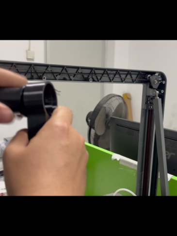 Blurolls Filament Spool Holder for Creality Ender 3 V3 and V3 Plus PETG Printed Parts with Extended Wire
