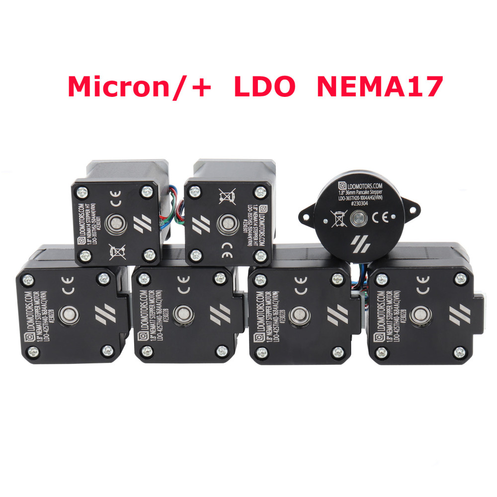 Blurolls LDO Micron X/Y Motors and Extruder Motor Pancake Stepper Motor LDO-36STH20-1004AHG LDO-35STH52-1504AH