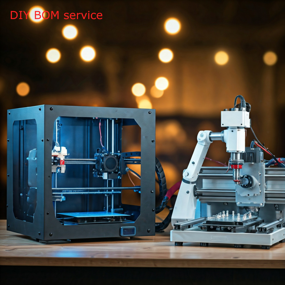 Blurolls DIY BOM serivce for 3d printer CNC Mills 3d printing CNC prototype service