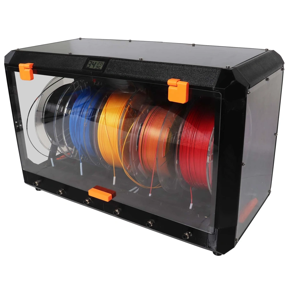 Blurolls Prusa MK3S+ MK3.9S MK4(S) MMU3 Multicolor kit with Prusa Slim Edition Auto Rewinder Drybox kit