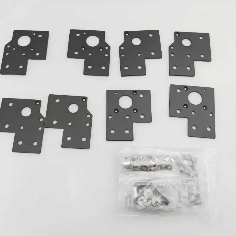 Blurolls 1set Rat Rig V-Core 3.1 Hybrid Aluminum CNC Conversion Upgrade Kit XY Joiner Front Tensioner V-core3.1 AWD Set