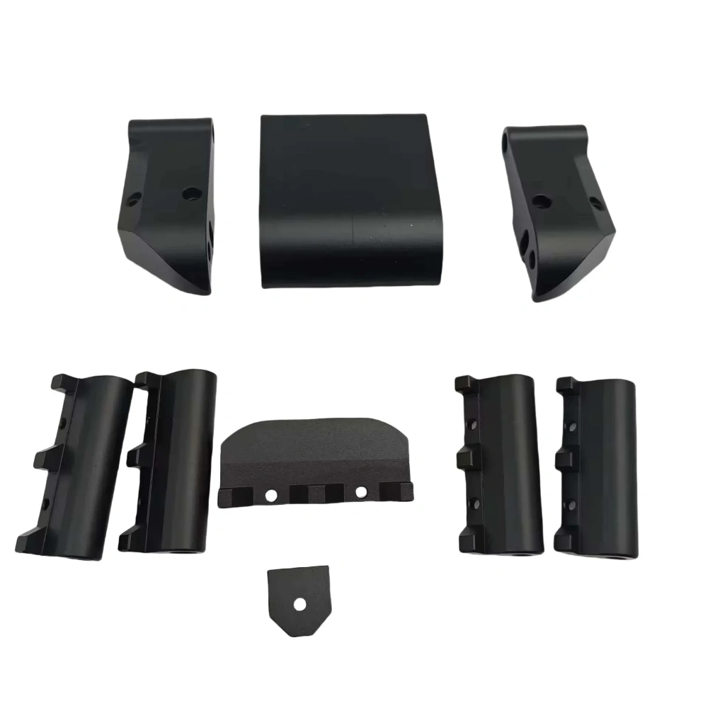 Blurolls 1set Voron2.4 Trident 3D Priner Aluminum CNC Clickyclacky Door Metal Upgrade Kit CNC Handle Hinge Latch Batch