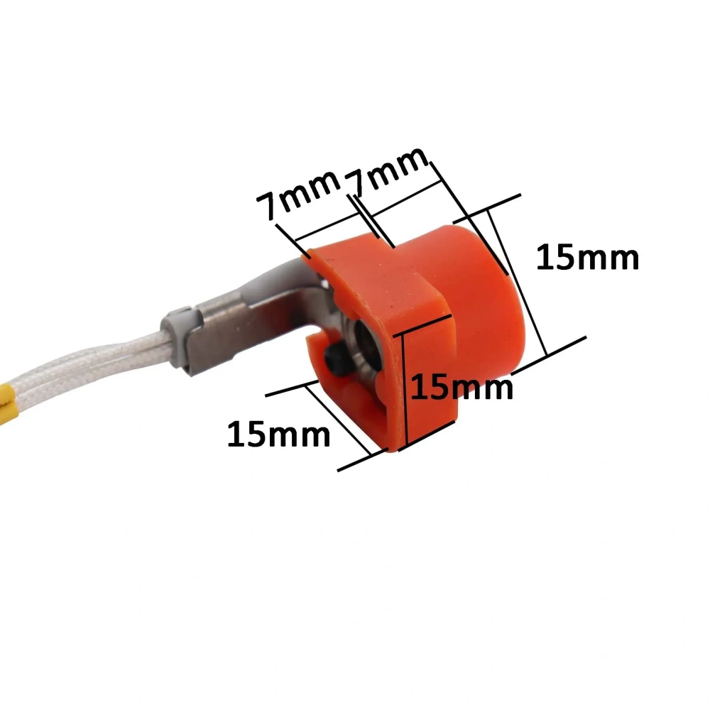 Blurolls Prusa MK3.9s MK4S 3d Printer Hotend Aluminum Ceramic Heater Block with Thermistor