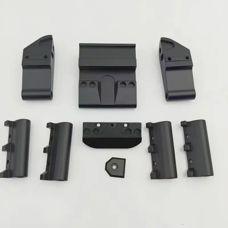 Blurolls 1set Voron2.4 Trident 3D Priner Aluminum CNC Clickyclacky Door Metal Upgrade Kit CNC Handle Hinge Latch Batch