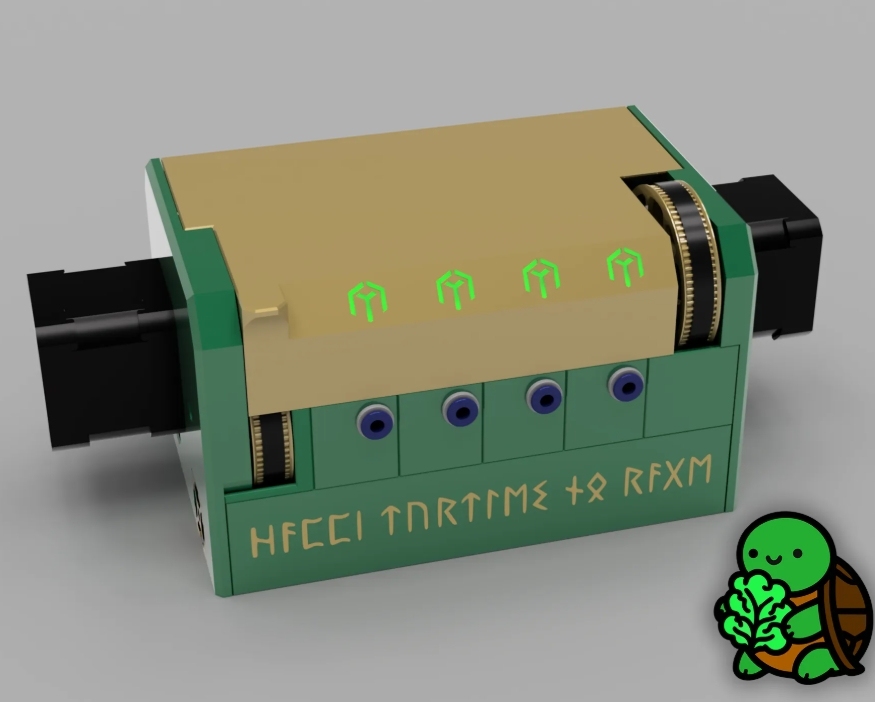 Happy Turtle Lettuce Feeder (HTLF) By ArmoredTurtle For Voron 2.4 Trident VZbot Ratrig Multi Color 3d Printing
