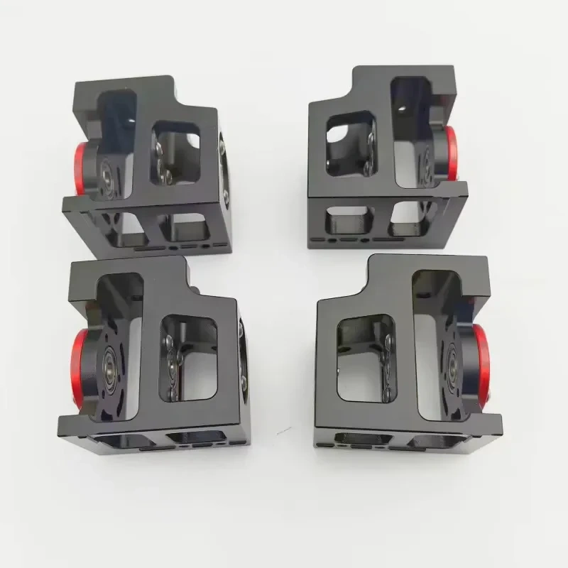 Blurolls 4pcs Micron+ 180mm 3D Printer Aluminum CNC Z Belt Drive Kit For Micron Printer DIY