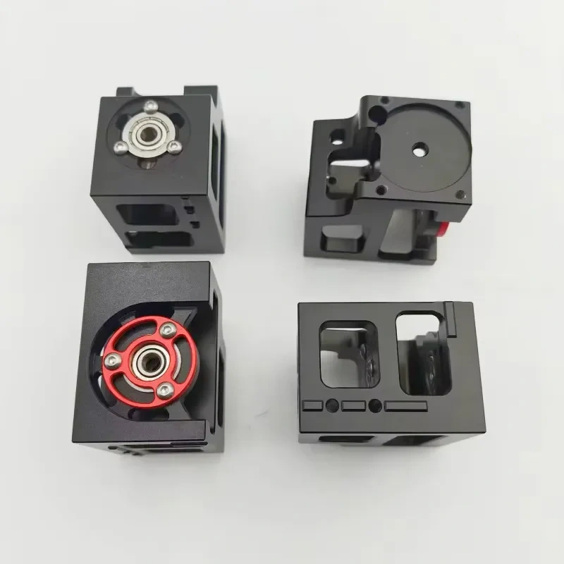 Blurolls 4pcs Micron+ 180mm 3D Printer Aluminum CNC Z Belt Drive Kit For Micron Printer DIY