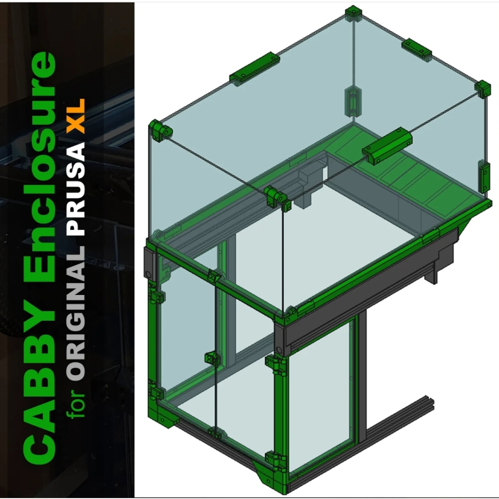 CABBY PC Enclosure for Original Prusa XL 3d printer designed by StevQ