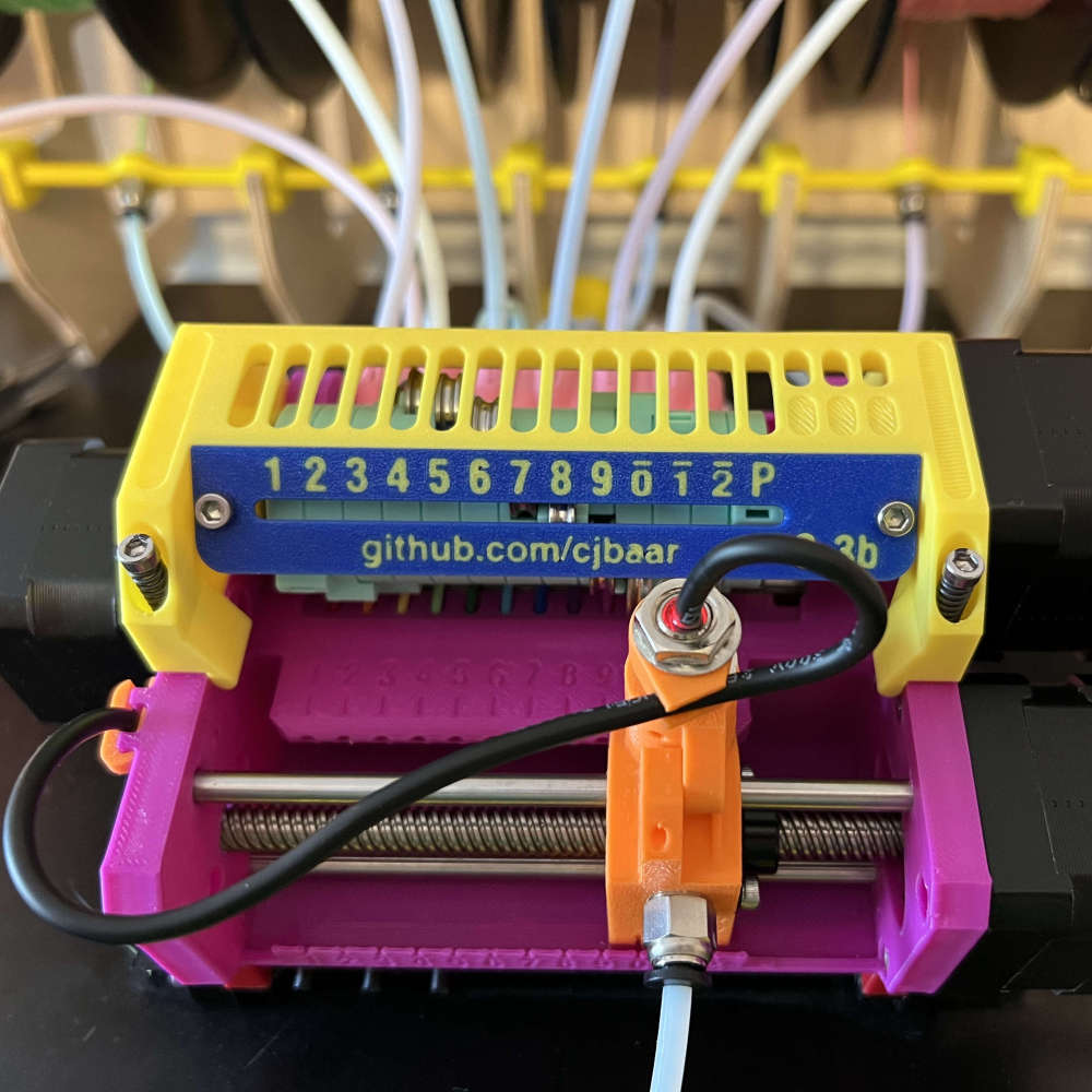 Blurolls Prusa I3 MK3S+ MK3.5S MK3.9S MK4 MK4S Core One MMU3 12X Filaments Multi Colors Feeder 3d Printing Upgrade Kit