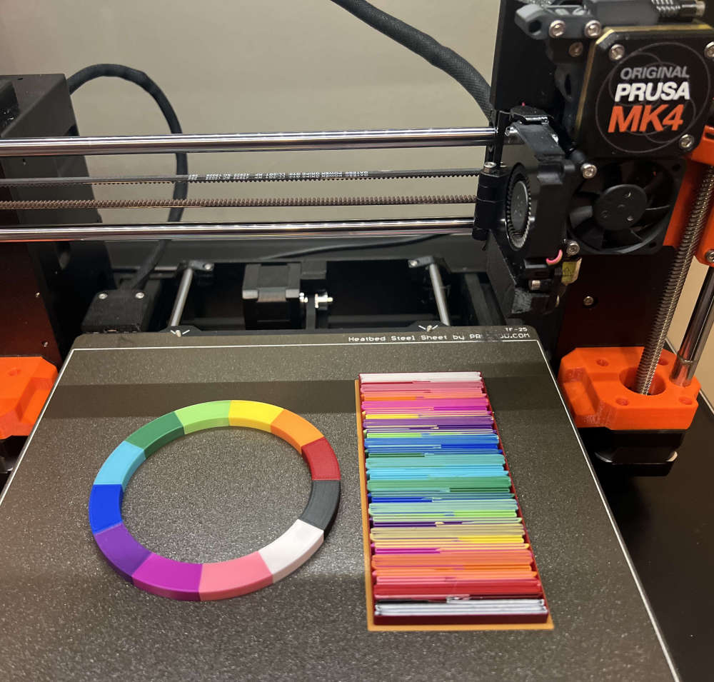Blurolls Prusa I3 MK3S+ MK3.5S MK3.9S MK4 MK4S Core One MMU3 12X Filaments Multi Colors Feeder 3d Printing Upgrade Kit