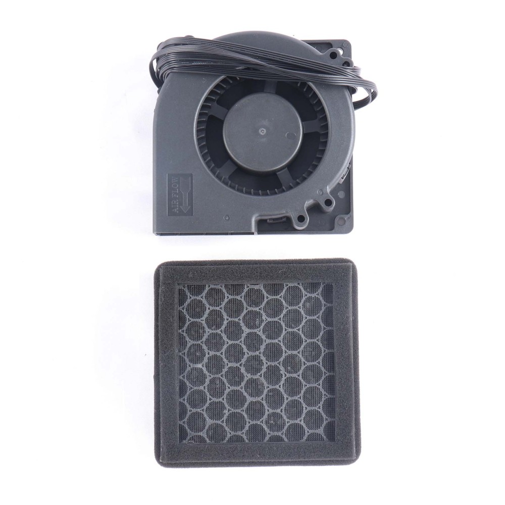 Blurolls HEPA 13 Air Filter for Prusa Core One 3D Printer Filtration with Activated Carbon & Fan Dust Odor Eliminator