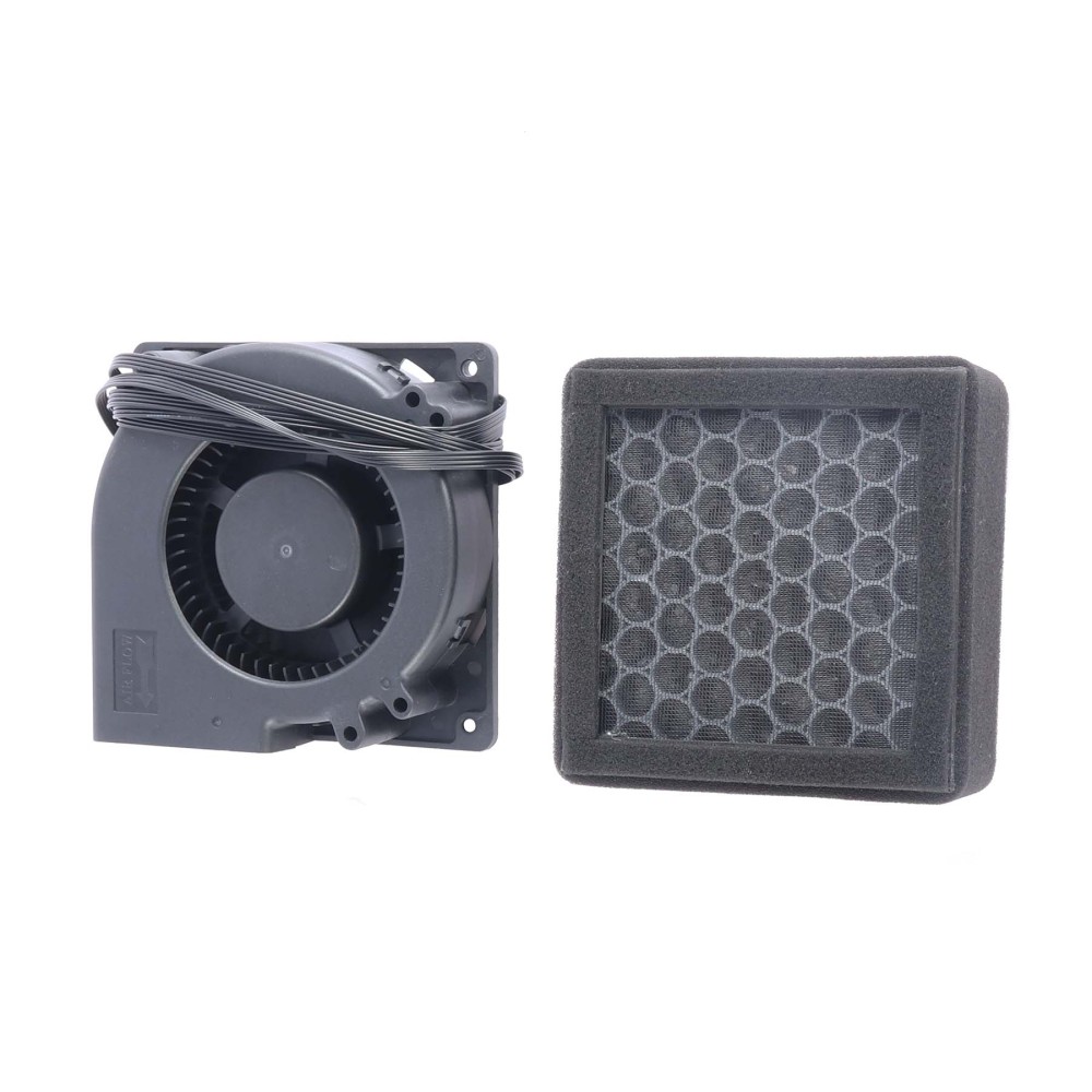 Blurolls HEPA 13 Air Filter for Prusa Core One 3D Printer Filtration with Activated Carbon & Fan Dust Odor Eliminator