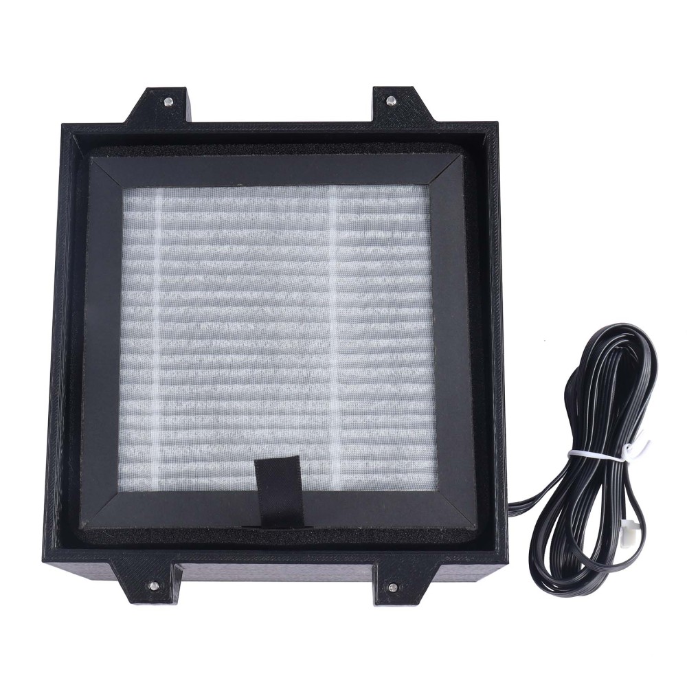 Blurolls HEPA 13 Air Filter for Prusa Core One 3D Printer Filtration with Activated Carbon & Fan Dust Odor Eliminator