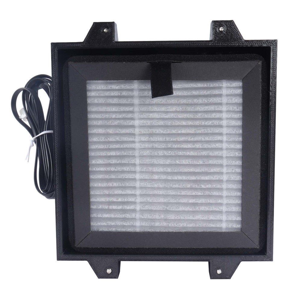 Blurolls HEPA 13 Air Filter for Prusa Core One 3D Printer Filtration with Activated Carbon & Fan Dust Odor Eliminator