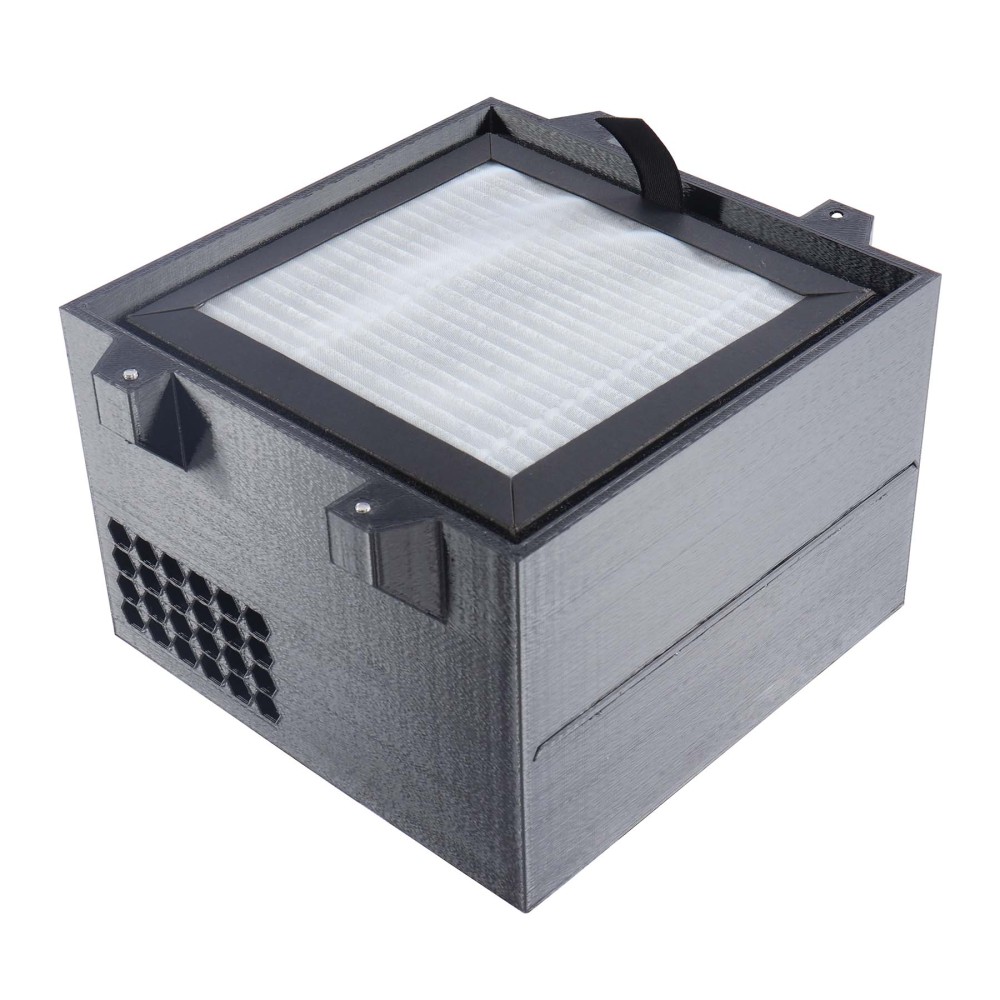 Blurolls HEPA 13 Air Filter for Prusa Core One 3D Printer Filtration with Activated Carbon & Fan Dust Odor Eliminator