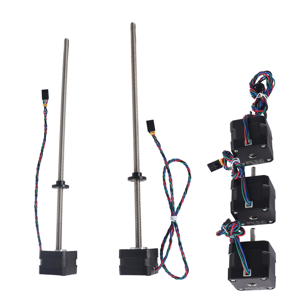 Blurolls LDO Motors Kit for Vertex3d XL 3D Printer 300mm & Larger MK3S+ 3D Printer 520mm – High-Quality L Lead Screws with Z Axis Stepper Motors Replacement Upgrade Compatible with 3D Printer Z-Axis Systems