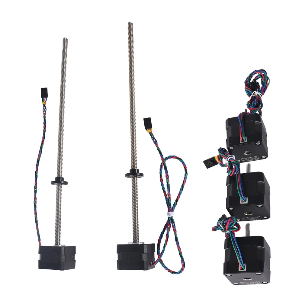 Blurolls Prusa i3 MK3S MK3S Plus Motor Upgrade Kit 3D Printer X Y Z E Axis Stepper Motors with Cable Adapter