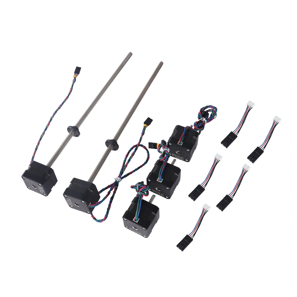 Blurolls Prusa i3 MK3S MK3S Plus Motor Upgrade Kit 3D Printer X Y Z E Axis Stepper Motors with Cable Adapter