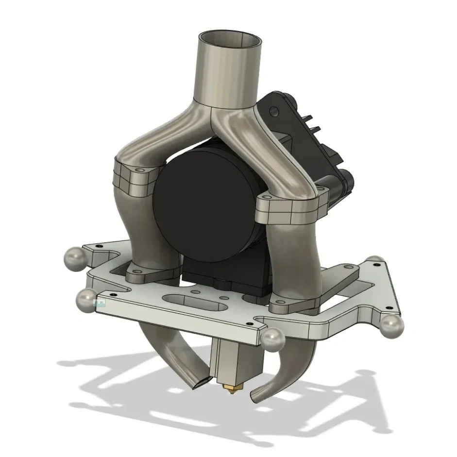 Blurolls Flsun V400 SLS PA12 Nylong CPAP Duct design by Robert_Klotz
