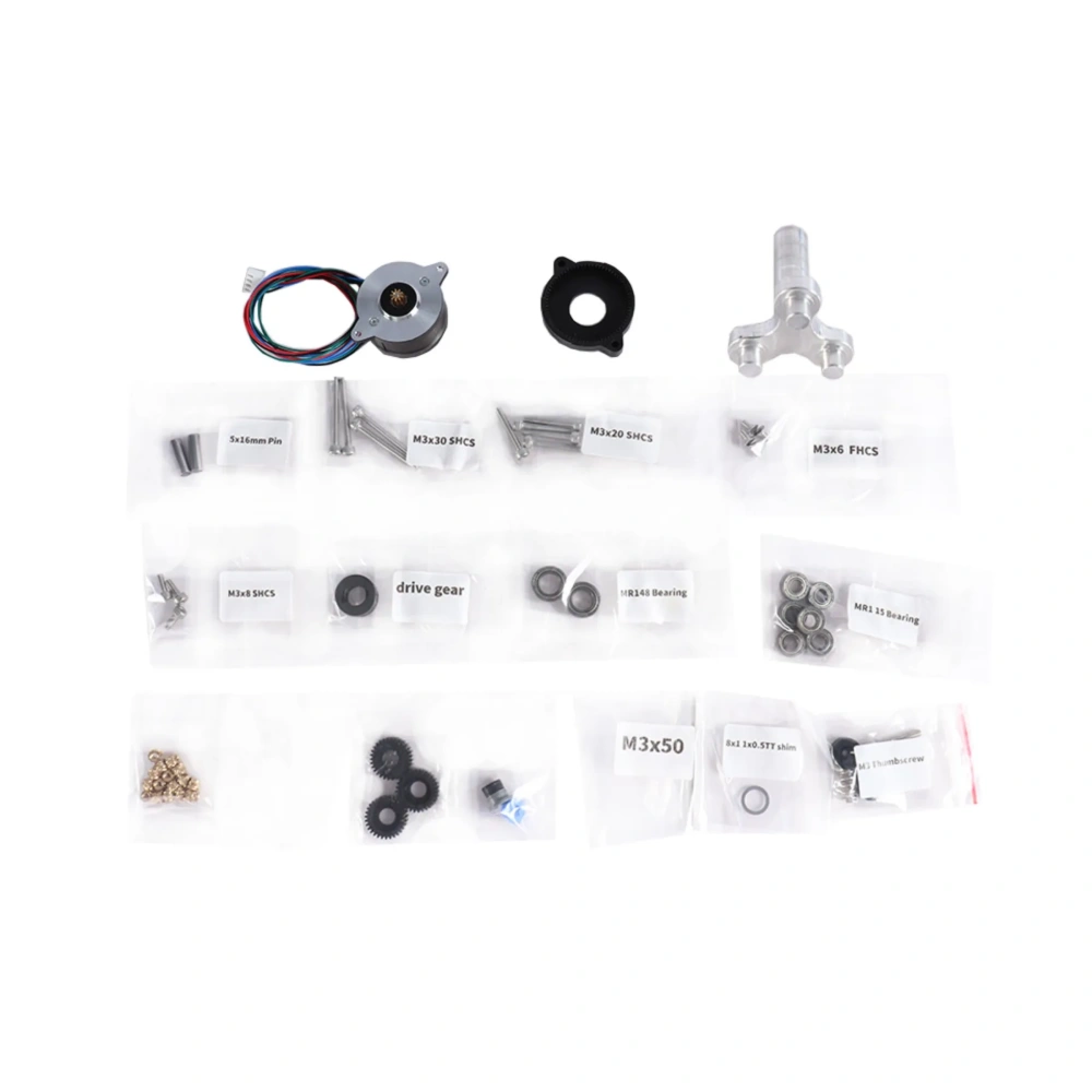 Blurolls Voron Galileo 2 Extruder Upgrade Hardware Kit with 36mm Round Stepper Motor