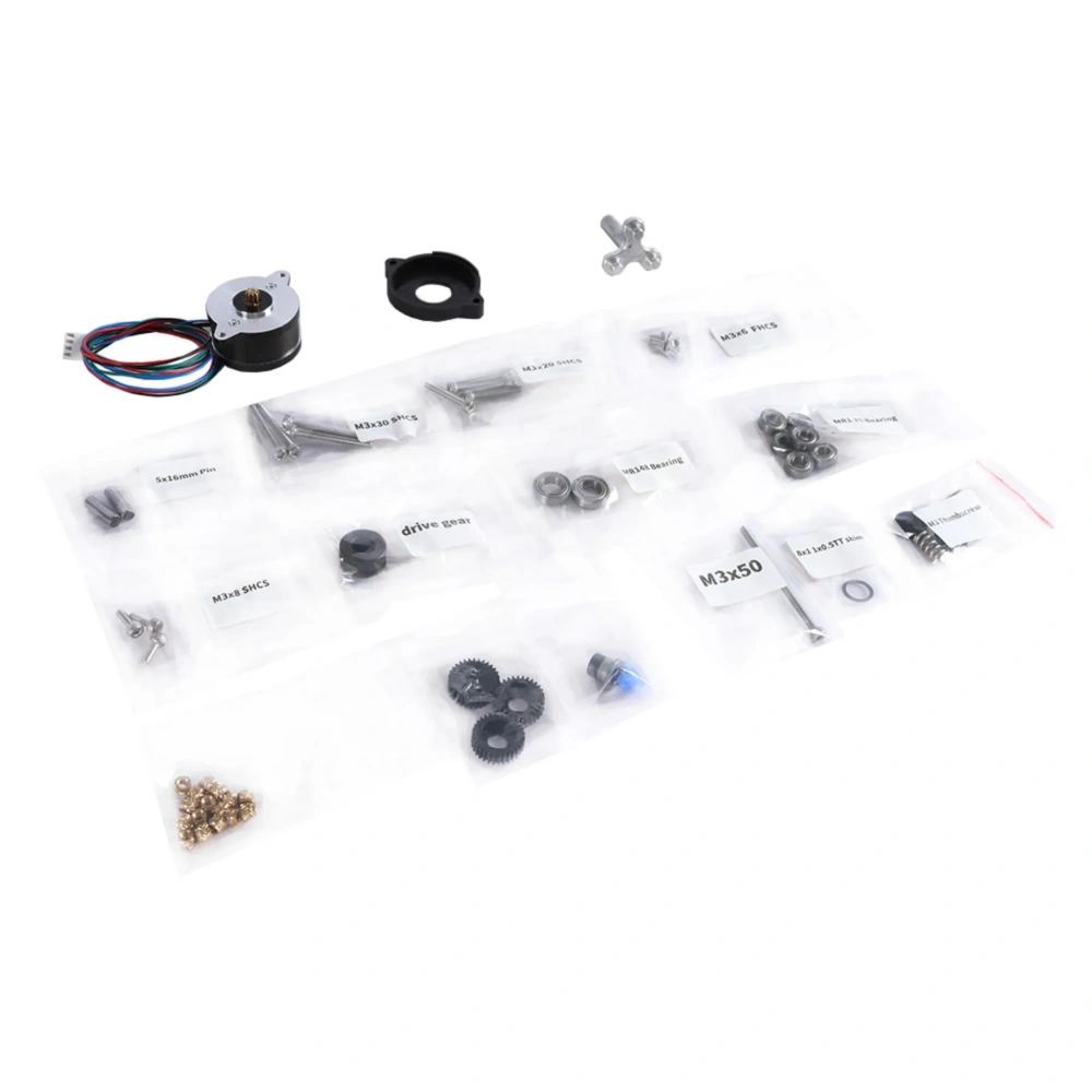 Blurolls Voron Galileo 2 Extruder Upgrade Hardware Kit with 36mm Round Stepper Motor