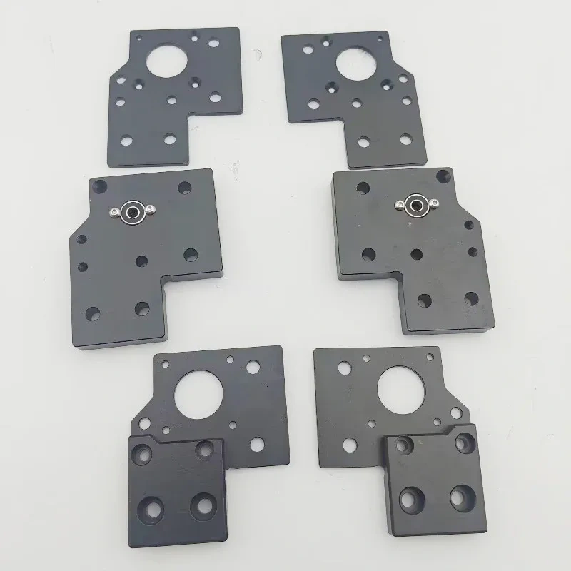 Blurolls Hybrid IDEX CNC Machined XY Motor Bracket Housing Kit for V-core 4 VC4 3D Printer Upgrade Kit