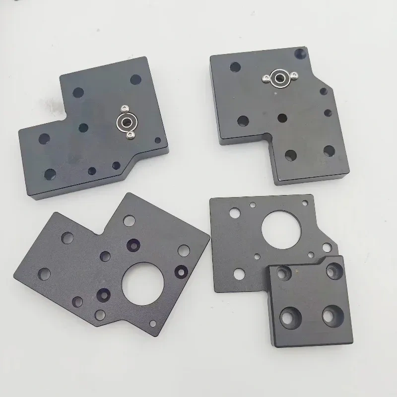 Blurolls Hybrid IDEX CNC Machined XY Motor Bracket Housing Kit for V-core 4 VC4 3D Printer Upgrade Kit