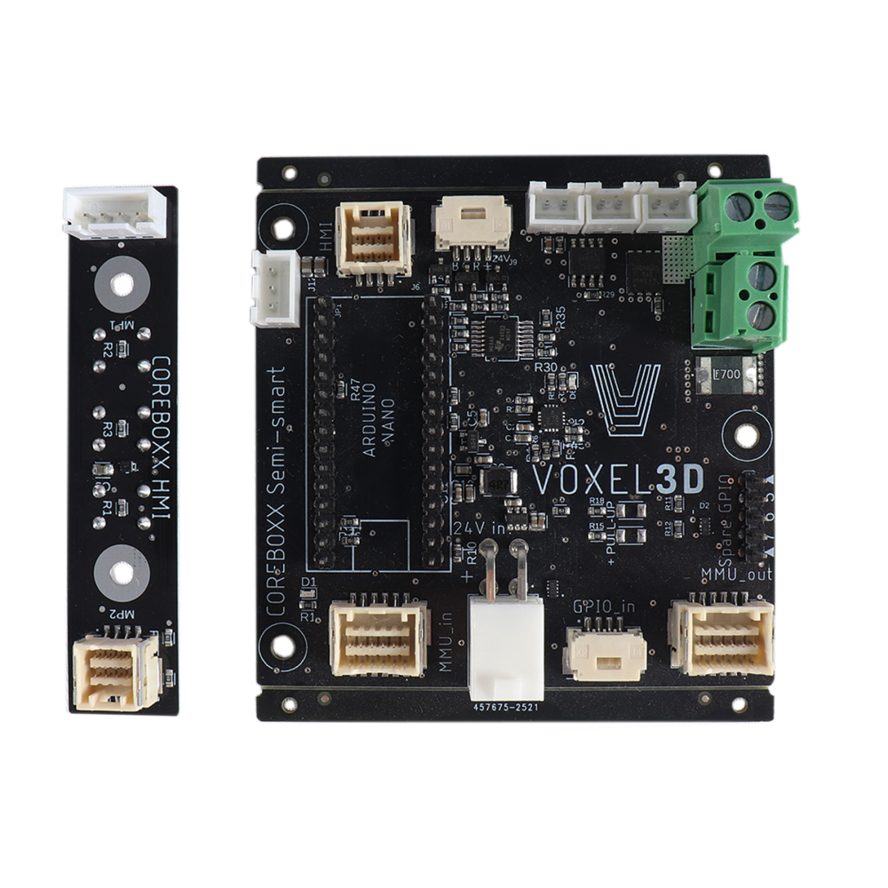 Blurolls Prusa Core One Coreboxx Ecosystem Electronics Main semi-smart and HMI PCB Board kit