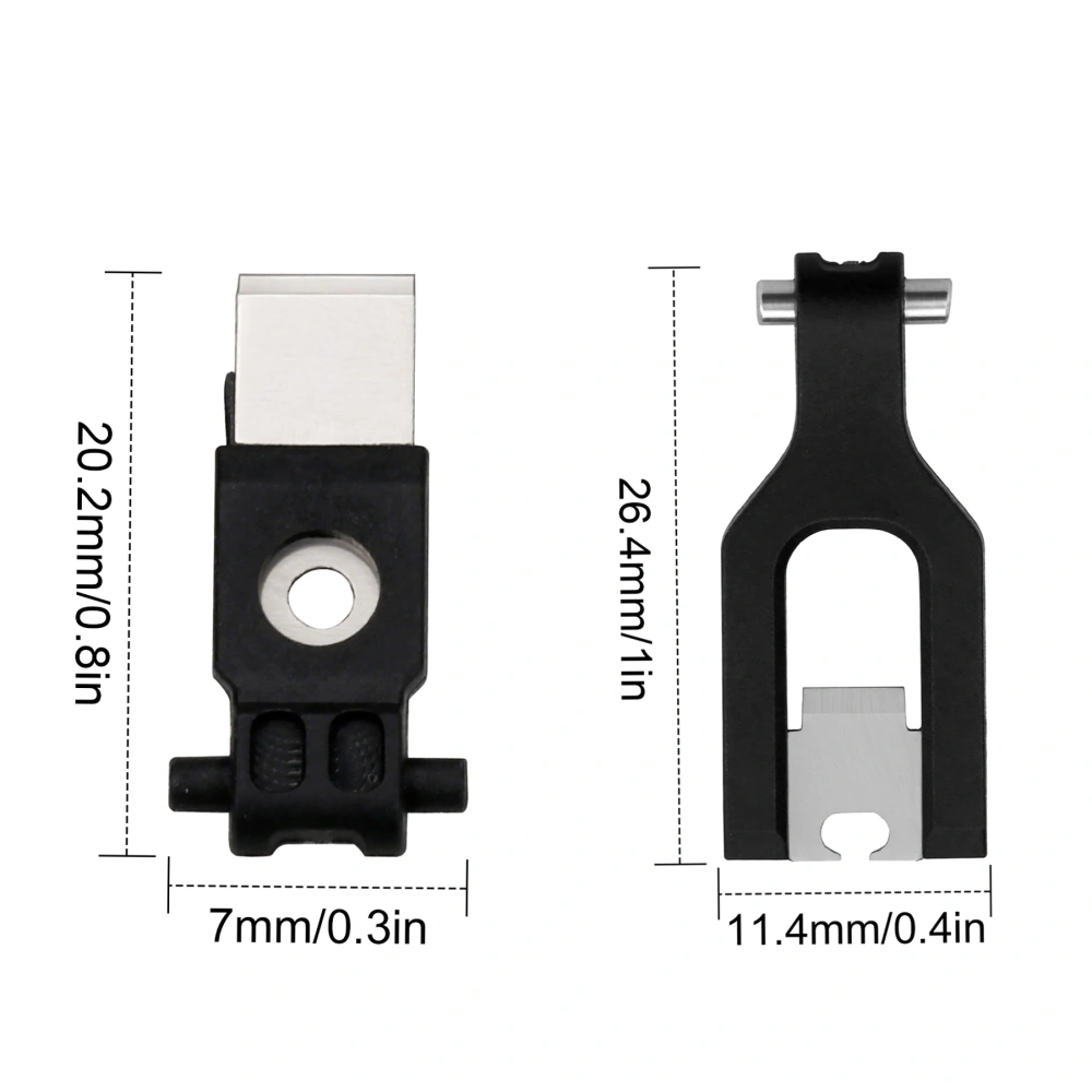 Bburolls Bambu Lab X1/P1/H2D/A1 mini Nozzle Wiper Blades 3-Pack - Precision Cleaning Tool for 3D Printer Hotends