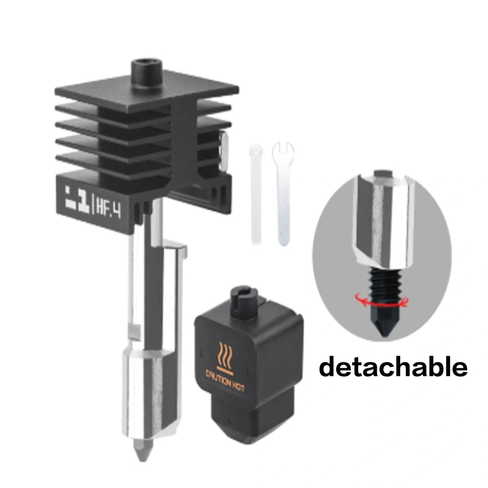 Bambu Lab H2D/S HF Hotend - High-Flow Quick-Release Hardened Steel Nozzle All-Metal Design for A1/A1 Mini