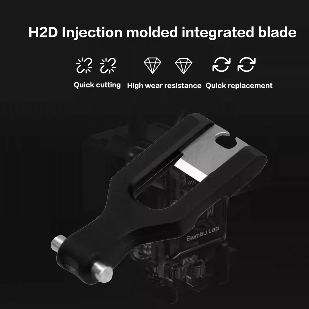 Bburolls Bambu Lab X1/P1/H2D/A1 mini Nozzle Wiper Blades 3-Pack - Precision Cleaning Tool for 3D Printer Hotends