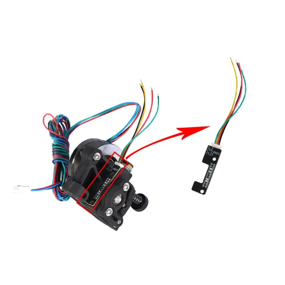 Bluroll Sherpa Mini Extruder SLS PA12 Parts with Filament Sensor compatiable with ERCF V2 Voron 2.4 Trident Ratrig Vcore One