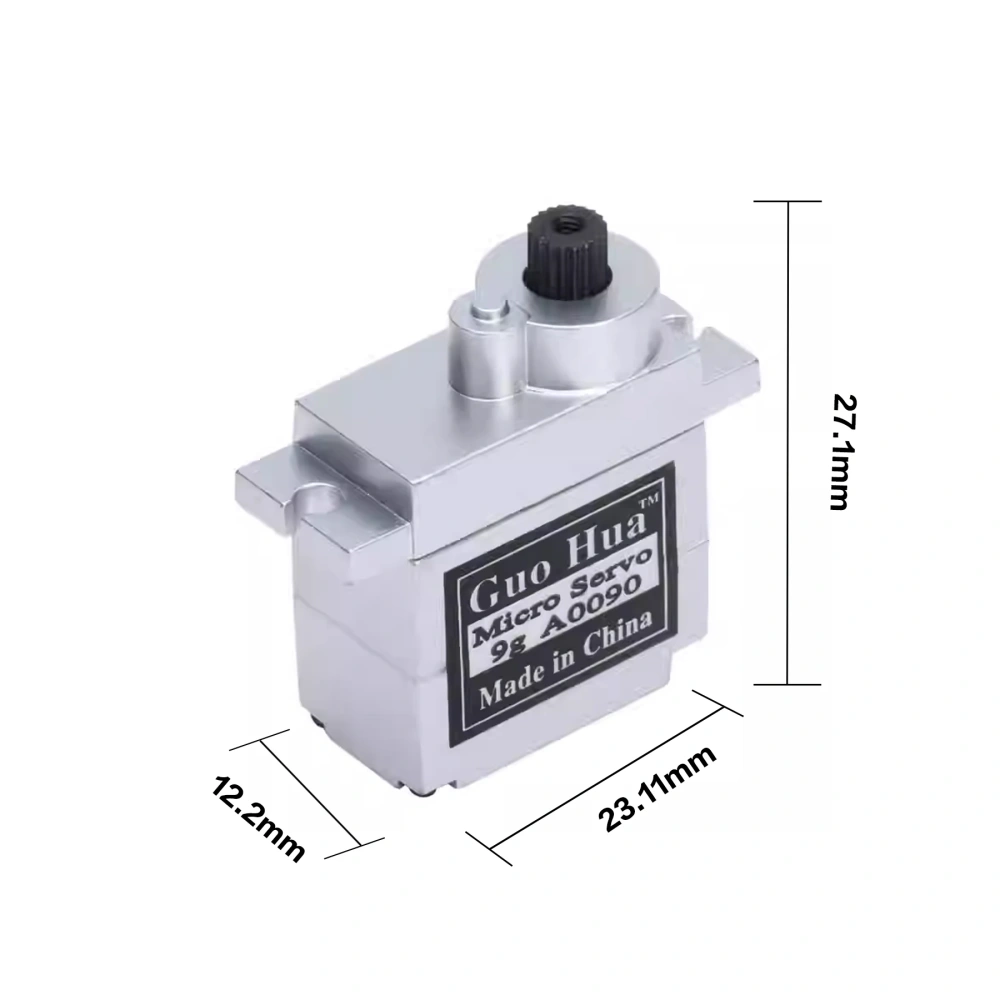 Blurolls ERCF V3 All-Metal Gear 9g Digital Servo - High-Torque Waterproof for RC Car Boat Plane Robot (25:1 Gear Ratio)