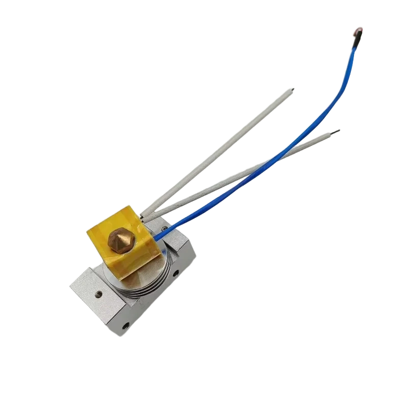 Blurolls Replacement Hot End Kit for QIDI TECH X-Plus 3D Printer 0.4mm Nozzle Heating Block Heatbreak Hotend Extruder