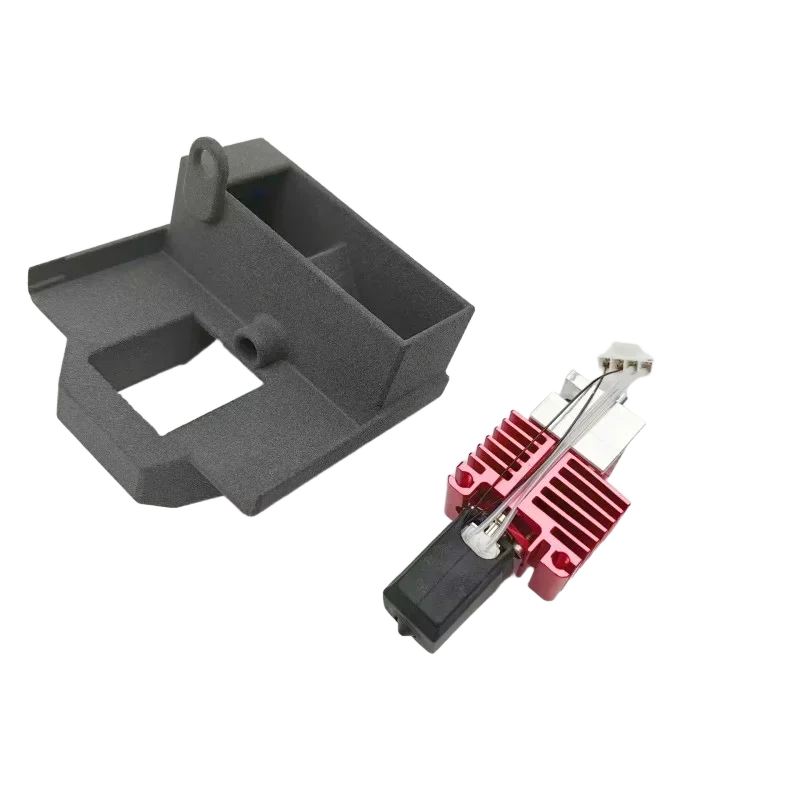 Blurolls Anycubic Kobra S1C 3D Printer Aluminum CNC Bambulab Hotend Adapter Mount with Nylon Fan Duct Upgrade Kit Bambu