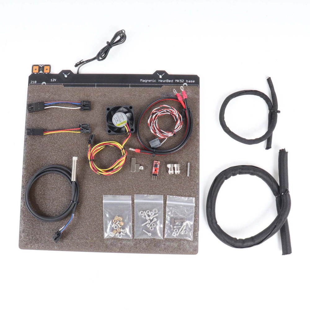 Prusa I3 MK2/MK2S to MK2.5S Upgrade Kit with MK52 12V Heated Bed Noctua Fan Super PINDA Probe Prusa I3 MK2.5 Heatbed Kit