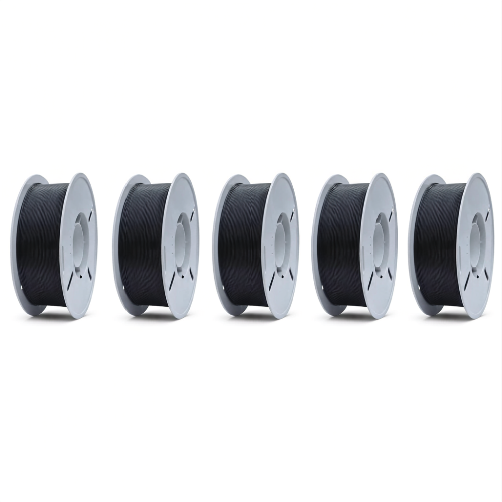 Blurolls Eco PLA+ Filament 1.75mm High Speed AMS Compatible 3D Printer Filament Vacuum Packed High Quality PLA  5 Spools Bundle