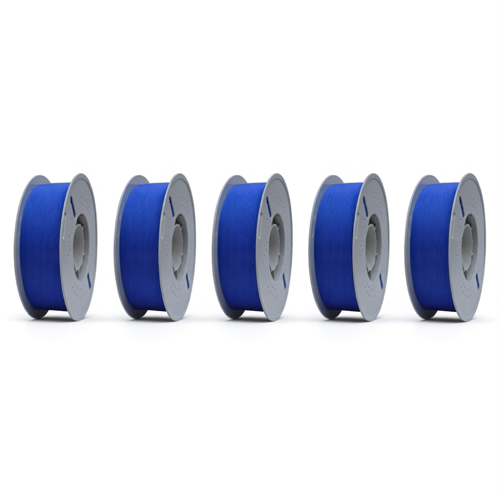 Blurolls Eco PLA+ Filament 1.75mm High Speed AMS Compatible 3D Printer Filament Vacuum Packed High Quality PLA  5 Spools Bundle