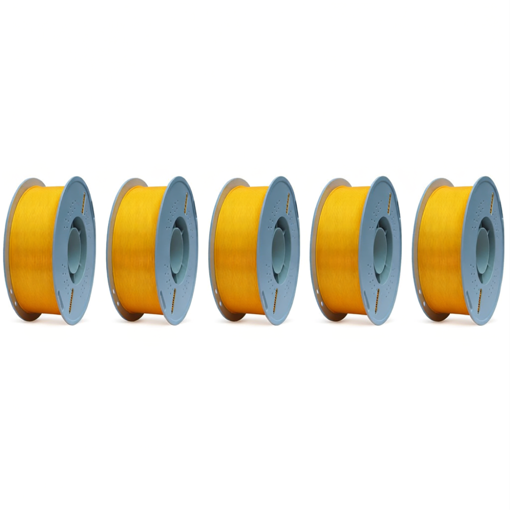 Blurolls Eco PLA+ Filament 1.75mm High Speed AMS Compatible 3D Printer Filament Vacuum Packed High Quality PLA  5 Spools Bundle