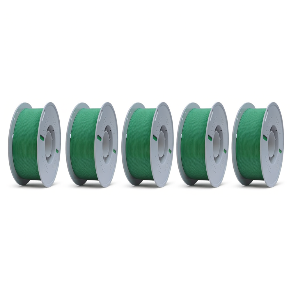 Blurolls Eco PLA+ Filament 1.75mm High Speed AMS Compatible 3D Printer Filament Vacuum Packed High Quality PLA  5 Spools Bundle