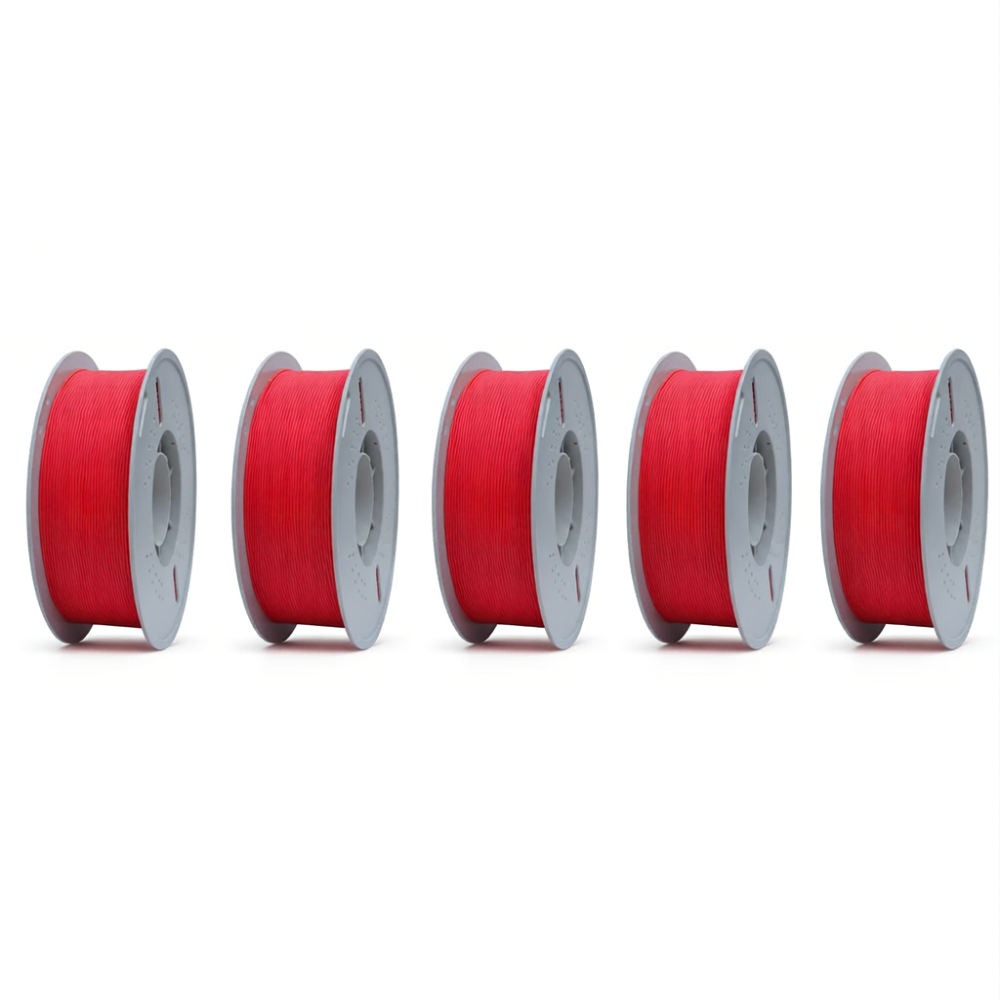 Blurolls Eco PLA+ Filament 1.75mm High Speed AMS Compatible 3D Printer Filament Vacuum Packed High Quality PLA  5 Spools Bundle