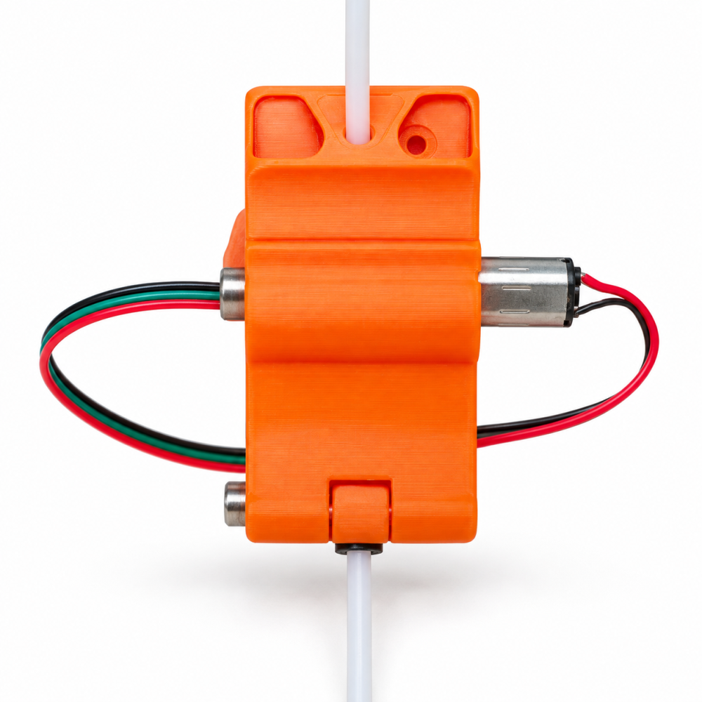 Blurolls Battery-Powered Filament Loader for Prusa CORE One INDX – 4 × AAA Powered