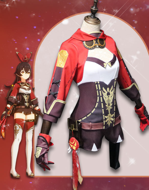 Genshin Impact Amber Cosplay Costume (Budget)