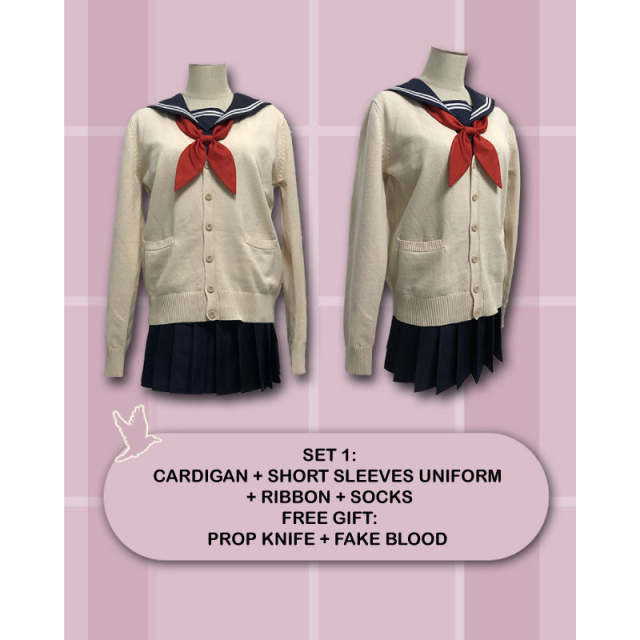 My Hero Academia Himiko Toga JK School Uniform Cosplay Costume