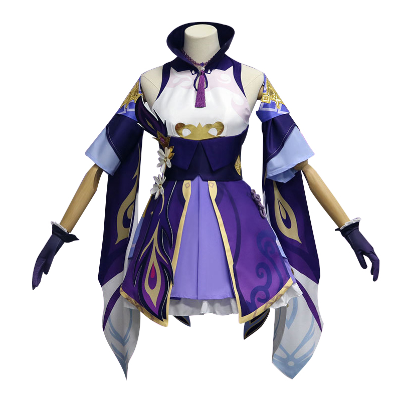 Genshin Impact Keqing Cosplay Costume (Budget)