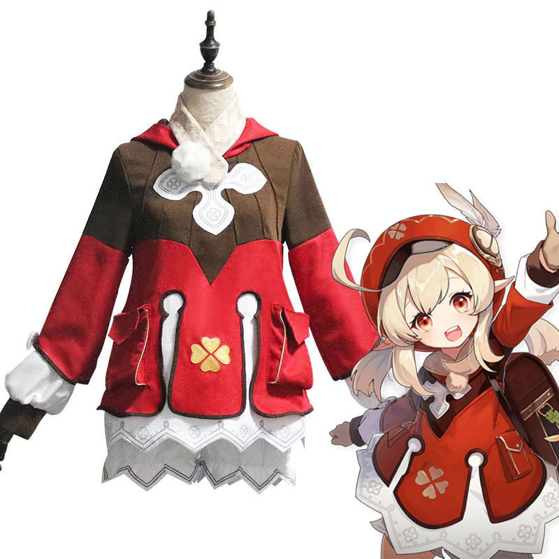 Genshin Impact Klee Cosplay Costume (Budget)