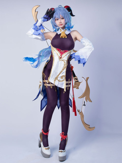 Genshin Impact - Ganyu Cosplay Costume Jacquard Version C00524