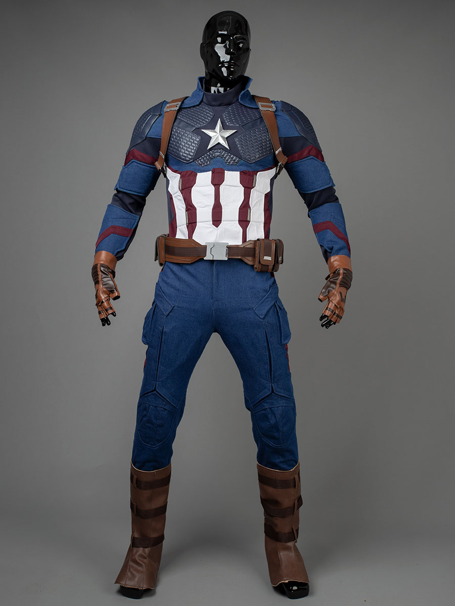 Endgame Captain America Steve Rogers Cosplay Costume Specials Version mp005361