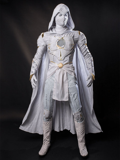 Moon Knight 2022 Marc Spector Moon Knight Cosplay Costume C01134S Upgraded Version